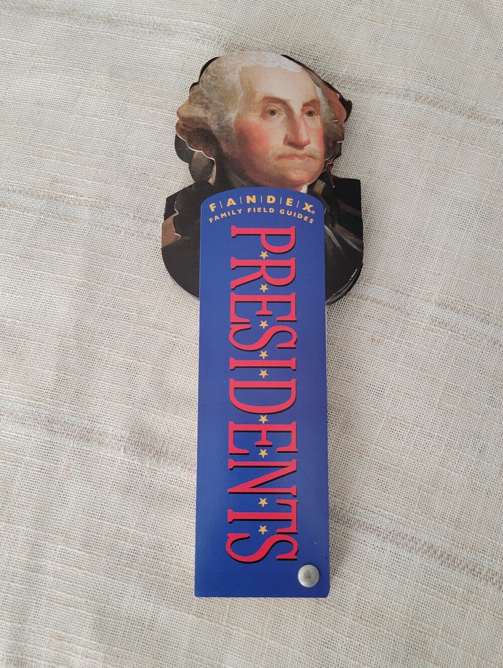 Presidents Family Field Guide Bookmark - Blue & Red
